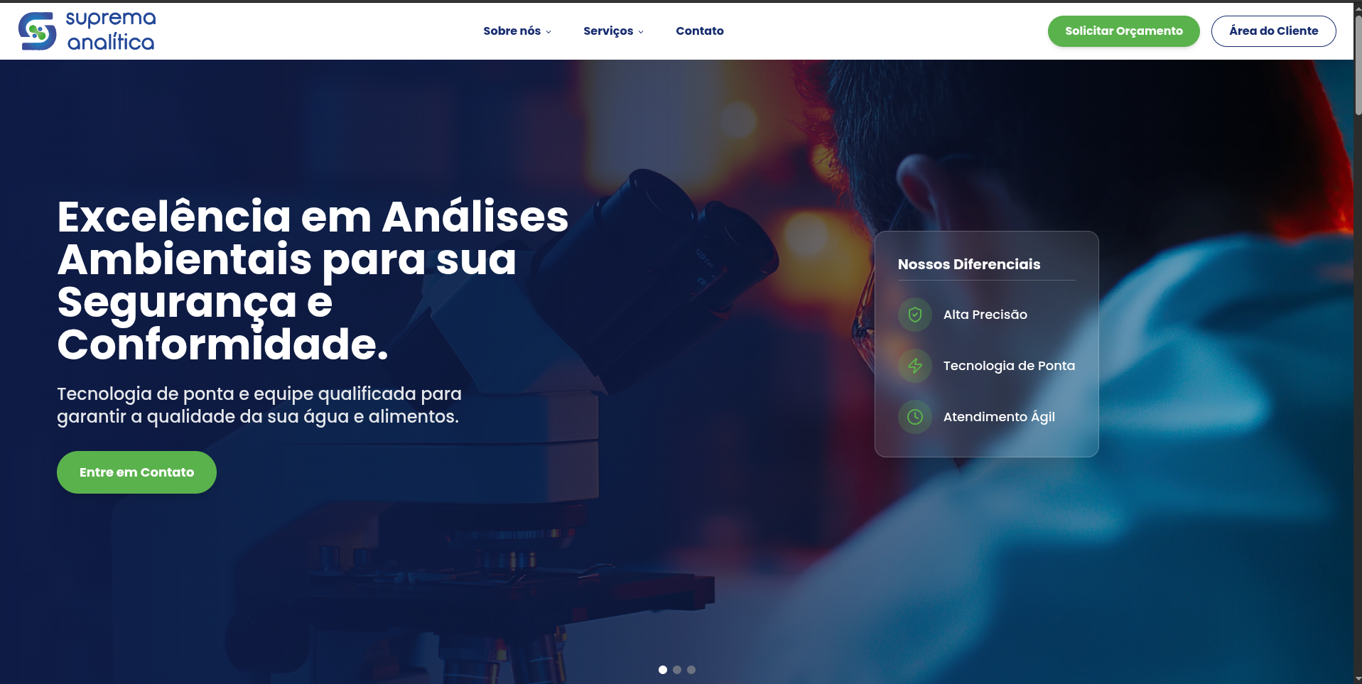 Site Suprema Analítica